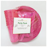 Party Pack (Disposable Partyware set) Green