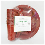 Party Pack (Disposable Partyware set) Green