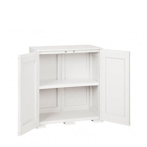 Simplex Low Cabinet - 2 Compartments Cream