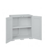 Simplex Low Cabinet - 2 Compartments Grey