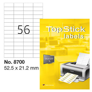 Top Stick Labels 52.5 x 21.2mm (8700)