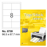 Top Stick Labels 96.5 x 42.3mm (8739)