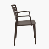 Sofia Armchair Horizontal Backrest Graphite