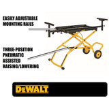 DEWALT 32-1/2 in. x 60 in. Rolling Miter Saw Stand with 300 lbs. Capacity