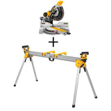 DEWALT 15 Amp Corded 12 in. Sliding Miter Saw with Bonus Heavy-Duty Miter Saw Stand