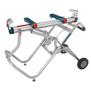 Bosch Portable Folding Gravity Rise Miter Saw Stand with Wheels