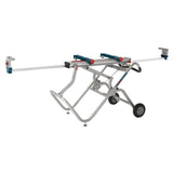 Bosch Portable Folding Gravity Rise Miter Saw Stand with Wheels