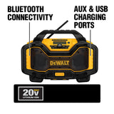 DEWALT 20-Volt MAX Bluetooth Radio with built-in Charger