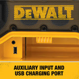 DEWALT 20-Volt MAX Bluetooth Radio with built-in Charger