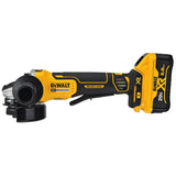 DEWALT 20-Volt MAX XR Cordless Brushless 4-1/2 in. Paddle Switch Small Angle Grinder with (2) 20-Volt 6.0Ah Batteries