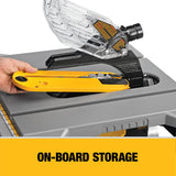 DEWALT 15 Amp Corded 8-1/4 in. Compact Jobsite Tablesaw