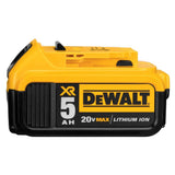 DEWALT 20-Volt MAX XR Premium Lithium-Ion 5.0Ah Battery Pack (5-Pack)