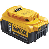 DEWALT 20-Volt MAX XR Premium Lithium-Ion 5.0Ah Battery Pack (5-Pack)