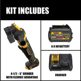 DEWALT 20-Volt MAX XR Cordless Brushless Compact Reciprocating Saw with (2) 20-Volt Batteries 5.0Ah & Charger