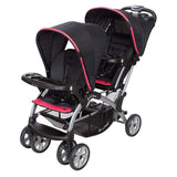 Double Sit N' Stand Stroller System and Travel Car Seat, Optic Pink