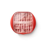 Microwave Bacon Cooker Red