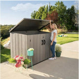 Lifetime Horizontal Rough Cut Storage Shed 75 Cubic Feet