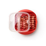 Microwave Bacon Cooker Red