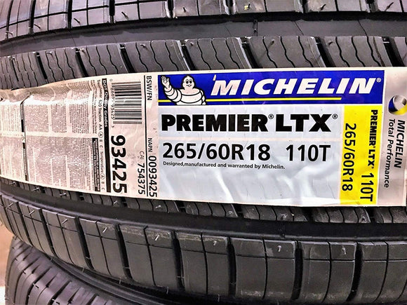 Michelin PREMIER LTX SL all_ Season Radial Tire-265/60R18 110T