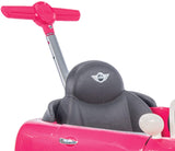 Mini Cooper for Kids Ride On Car W/ Push Stroller, Pink