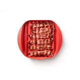 Microwave Bacon Cooker Red