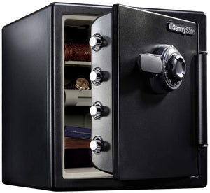 SFW123CU Fireproof Safe and Waterproof Safe with Dial Combination 1.23 Cubic Feet