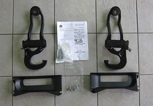 Mopar Dodge Ram 1500 Front Tow Hooks & Steel Bumper Bezels OEM
