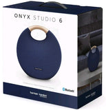 Onyx Studio 6 – IPX7 Waterproof Wireless Bluetooth Speaker System w/Rechargeable Battery, Built-in Microphone (Blue)