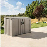 Lifetime Horizontal Rough Cut Storage Shed 75 Cubic Feet