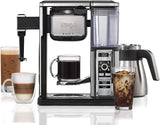 Coffee Bar Auto-iQ Programmable Coffee Maker with 6 Brew Sizes, 5 Brew Options, Milk Frother, Removable Water Reservoir, Stainless Carafe (CF097)