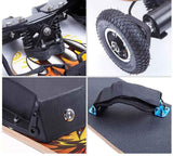 Electric Skateboard, Longboard with Power Remote 1650W 2 Double Drive Extreme Sports Longboard 45Km / H Maximum Speed