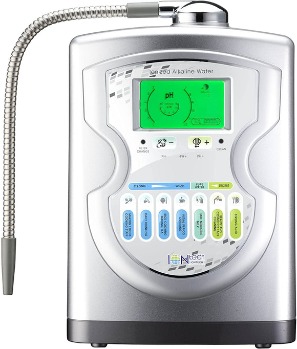 IONtech IT-757 Advanced Alkaline Water Ionizer Machine 7 pH Water Levels, Platinum Titanium Electrolysis Plates