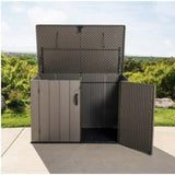 Lifetime Horizontal Rough Cut Storage Shed 75 Cubic Feet