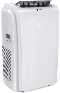 12,000 BTU Portable Air Conditioner with Heater Mode – Conveniently Cools Rooms 350 to 500 Square Feet – LED Display, Auto Shut-Off, Remote and Dehumidifier Function