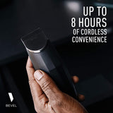 Beard Trimmer, Limited Black Edition, Cordless, Rechargeable, Tool-Free, Zero Gap Dial, High Power, 8 Hour Battery Life, 6Mo Standby