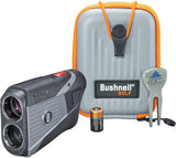 Bushnell Tour V5 (Standard) Golf Laser Rangefinder Patriot Pack Bundle | 2020 | +Carrying Case, Bushnell Divot Tool, PlayBetter Microfiber Towel and Two Batteries | Pinseeker Jolt, 6X Mag | 201901P