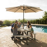 Lifetime 44-Inch Round Picnic Table 300