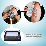 Tattoo Stencil Transfer Machine Thermal Tattoo Kit Copier Printer Thermal Printer for Temporary and Permanent Tattoos free 10pcs Tattoo Stencil Transfer Paper Black Update Version