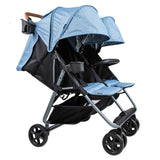 The Twin+ Luxe ( XL2) – Best Double Stroller – Everyday Twin Stroller with Umbrella – UPF 50+ – Tandem Capable