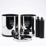 Big Berkey BK4X2 Countertop Water Filter System with 2 Black Berkey Elements and 2 Fluoride Filters