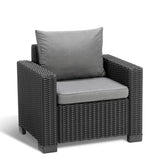 California Armchair Set Graphite