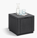 Cube Storage Side Table Graphite