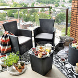 Iowa Balcony Sofa Set Graphite