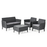 Salemo Sofa Set Graphite