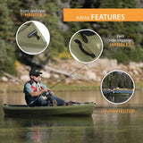 Tamarack Angler 100 Fishing Kayak (Paddle Included) 250