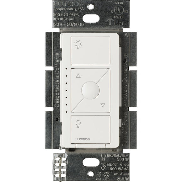 Lutron PD-5NE-WH ELV Caseta Wireless Electronic Low Voltage In-Wall Dimmer, 1 pack, White