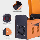 Portable Flux Core Wire No Gas MIG 130 Welder Machine 110V Yellow