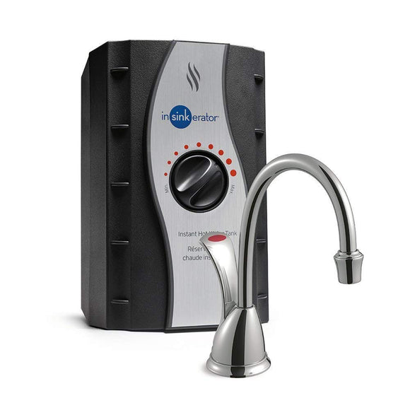 InSinkErator H-WaveSN-SS Involve Wave Instant Hot Water Dispenser System with Stainless Steel Tank Satin Nickel