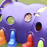 ELR-12511 Indoor/Outdoor Peek-A-Boo Caterpillar Climbing Play Structure for Kids