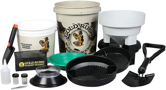 Gold Rush Nugget Bucket (Camo with Folding Shovel. As Seen on Shark Tank!